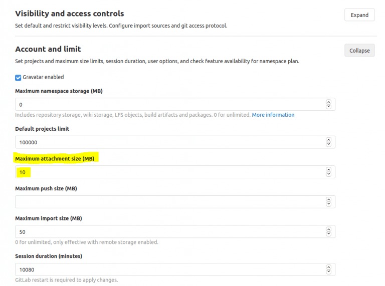 Gitlab Pages Size Limit